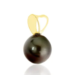 Pendentif Louizon Or Jaune Perle De Culture De Tahiti-Histoire d'Or Hot
