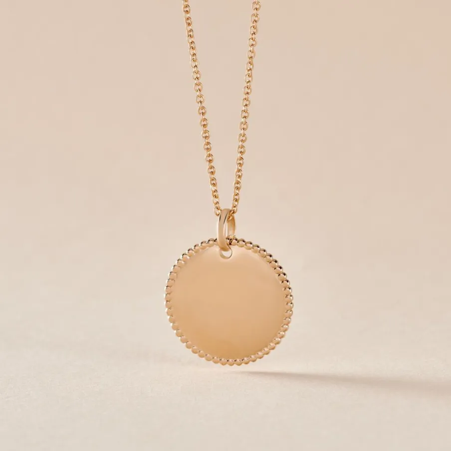 Histoire d'Or Pendentif Lulu Plaque Or Doré