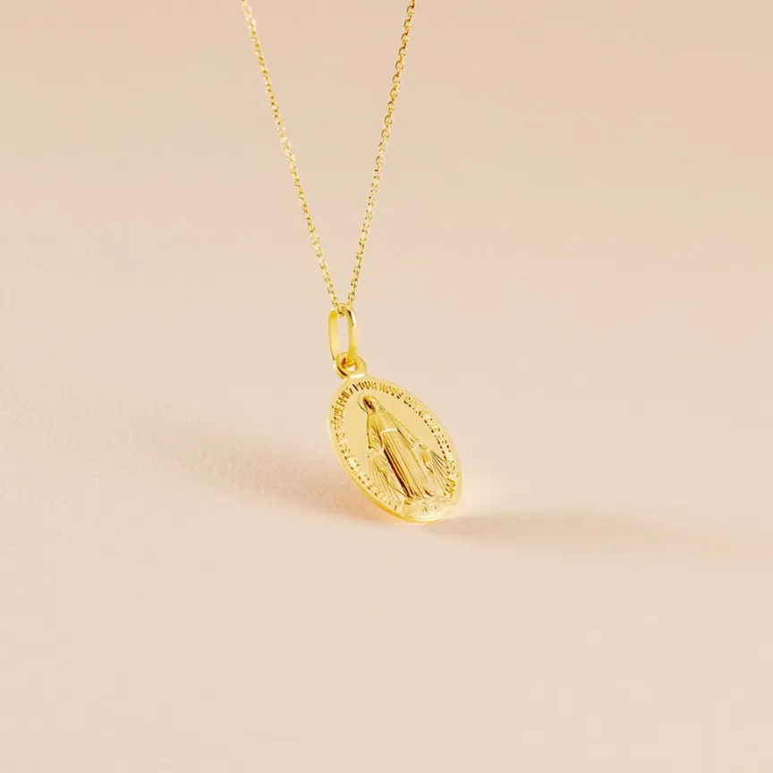 Pendentif Marie Or Jaune-Histoire d'Or Sale