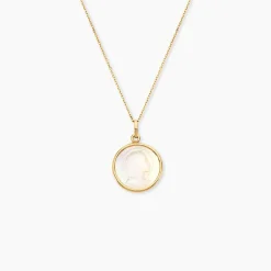 Pendentif Marie Or Jaune Nacre-Histoire d'Or Clearance