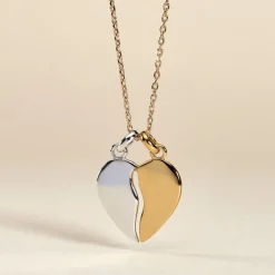 Histoire d'Or Pendentif Marie-stephanie Plaqué Or Bicolore