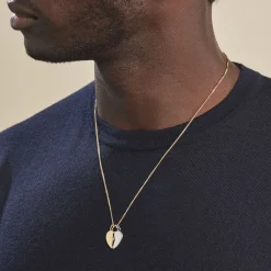 Histoire d'Or Pendentif Marie-stephanie Plaqué Or Bicolore