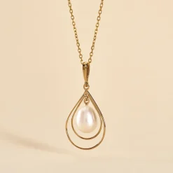 Pendentif Martyna Or Jaune Perle De Culture-Histoire d'Or Discount