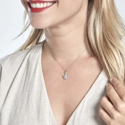 Pendentif Meylin Argent Blanc-Histoire d'Or Discount