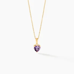 Pendentif Miyah Or Jaune Amethyste-Histoire d'Or