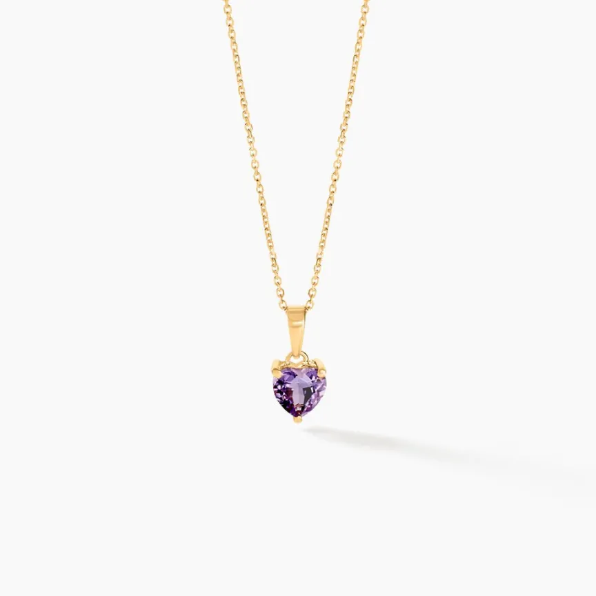 Pendentif Miyah Or Jaune Amethyste-Histoire d'Or