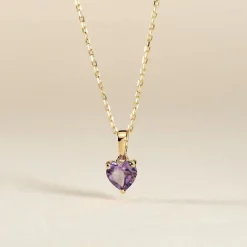 Pendentif Miyah Or Jaune Amethyste-Histoire d'Or