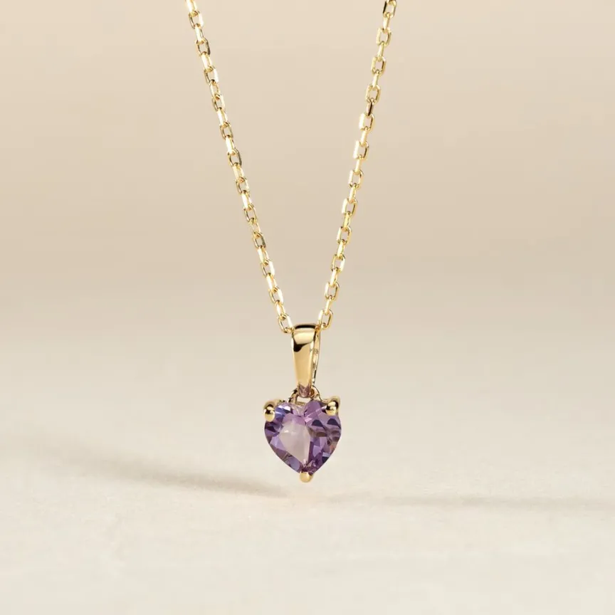 Pendentif Miyah Or Jaune Amethyste-Histoire d'Or