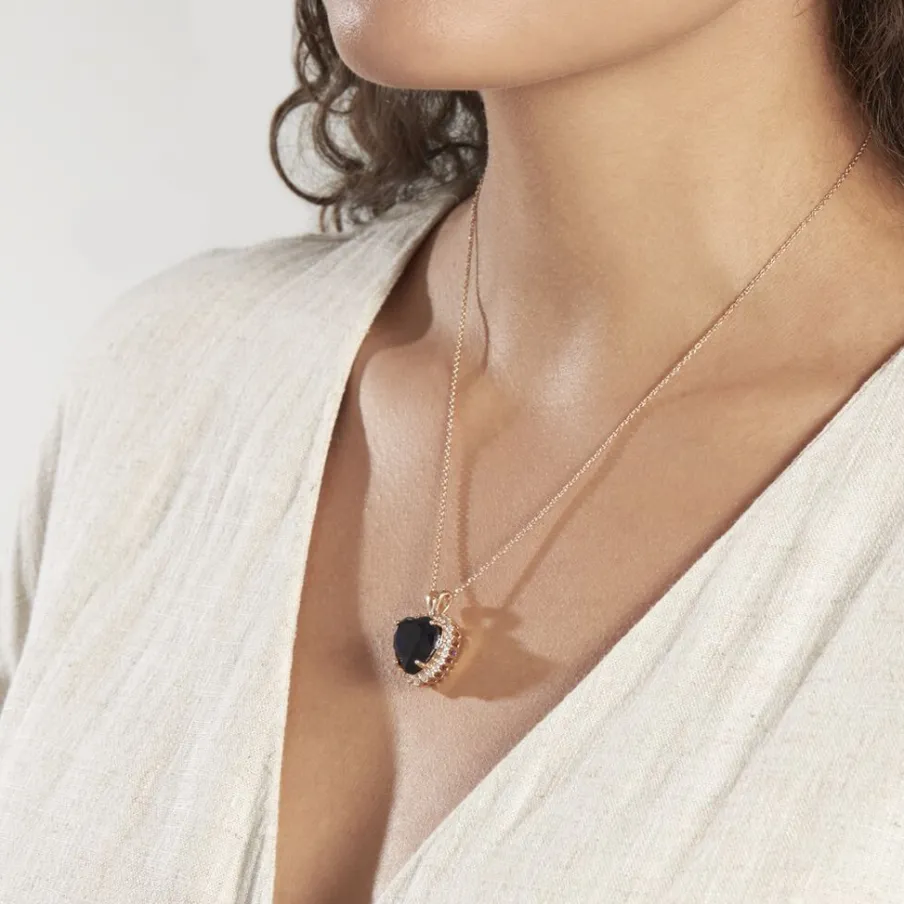 Histoire d'Or Pendentif Nelsa Plaqué Or Jaune Oxyde De Zirconium