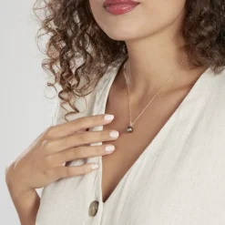 Pendentif Nilma Or Jaune Perle De Culture De Tahiti Et Diamant-Histoire d'Or Clearance