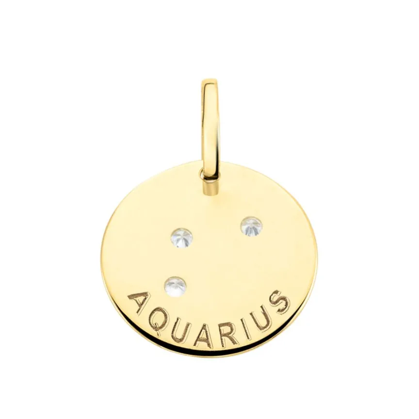 Pendentif Or Jaune Astraea Oxyde De Zirconium-Histoire d'Or Outlet