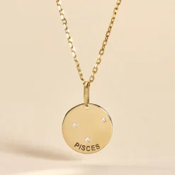 Pendentif Or Jaune Astraea Oxyde De Zirconium-Histoire d'Or Online