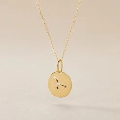 Pendentif Or Jaune Astraea Oxyde De Zirconium-Histoire d'Or Hot