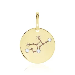 Histoire d'Or Pendentif Or Jaune Astraea Oxyde De Zirconium