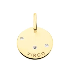 Histoire d'Or Pendentif Or Jaune Astraea Oxyde De Zirconium