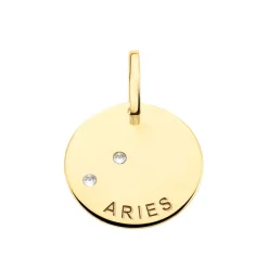 Pendentif Or Jaune Astraea Oxyde De Zirconium-Histoire d'Or New