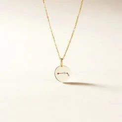 Pendentif Or Jaune Astraea Oxyde De Zirconium-Histoire d'Or New