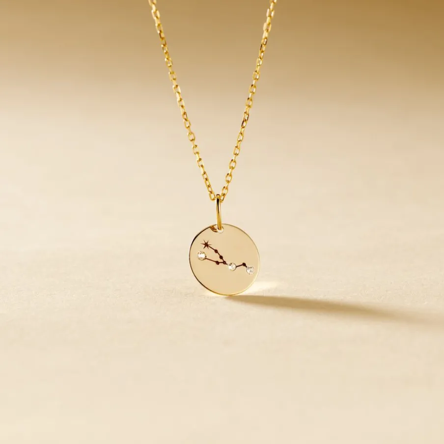 Histoire d'Or Pendentif Or Jaune Astraea Oxyde De Zirconium