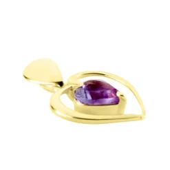 Histoire d'Or Pendentif Or Jaune Gurvan Amethyste
