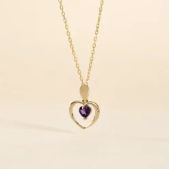 Histoire d'Or Pendentif Or Jaune Gurvan Amethyste