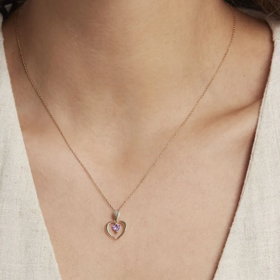 Histoire d'Or Pendentif Or Jaune Gurvan Amethyste