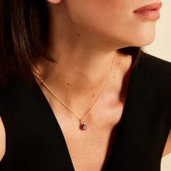 Histoire d'Or Pendentif Or Jaune Prudencia Améthyste