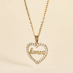 Pendentif Or Jaune Ramouna Oxyde De Zirconium-Histoire d'Or Clearance