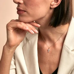 Histoire d'Or Pendentif Or Jaune Sebastian Oxyde De Zirconium