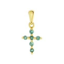 Histoire d'Or Pendentif Or Jaune Stanley Emeraude