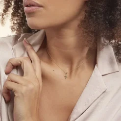 Histoire d'Or Pendentif Or Jaune Stanley Emeraude