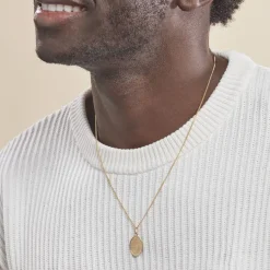 Histoire d'Or Pendentif Or Jaune Vierge A L'enfant