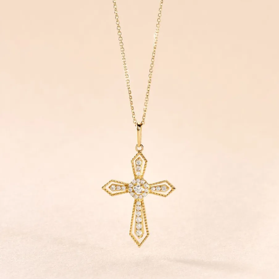 Histoire d'Or Pendentif Phrixus Or Jaune Oxyde De Zirconium