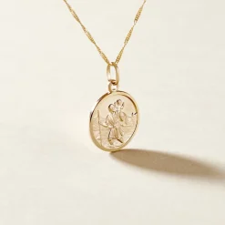 Histoire d'Or Pendentif Saint Christophe Or Jaune