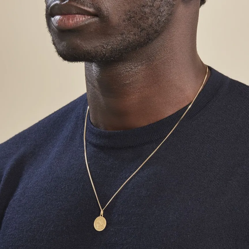 Pendentif Saint Christophe Diamante Or Jaune-Histoire d'Or Outlet