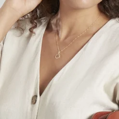 Pendentif Salvy Or Jaune Oxyde De Zirconium-Histoire d'Or New