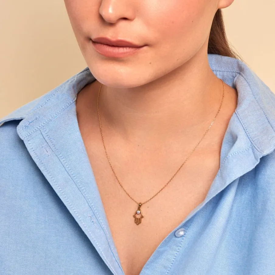 Histoire d'Or Pendentif Savine Plaqué Or Jaune Oxyde De Zirconium