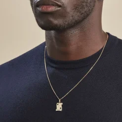 Histoire d'Or Pendentif Sirona Parchemin Message Or Jaune