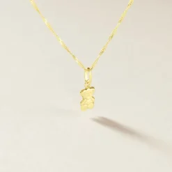 Histoire d'Or Pendentif Songea Ourson Or Jaune