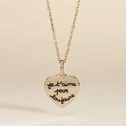 Pendentif Stephie Plaqué Or Jaune-Histoire d'Or New