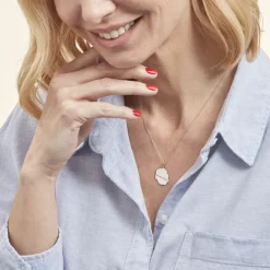 Histoire d'Or Pendentif Thea Argent Blanc