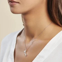 Histoire d'Or Pendentif Thea Argent Blanc