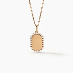 Pendentif Tissem Plaqué Or Doré Oxyde De Zirconium-Histoire d'Or Outlet