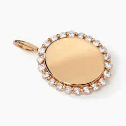 Histoire d'Or Pendentif Tissem Plaqué Or Doré Oxyde De Zirconium