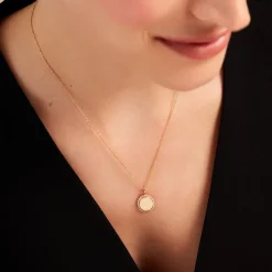 Histoire d'Or Pendentif Tissem Plaqué Or Doré Oxyde De Zirconium