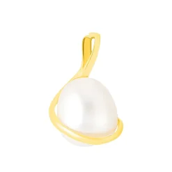 Histoire d'Or Pendentif Tourbillon Or Jaune Perle De Culture