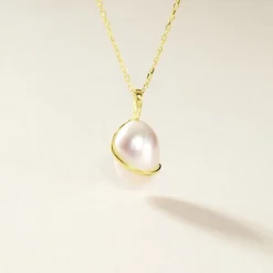 Histoire d'Or Pendentif Tourbillon Or Jaune Perle De Culture