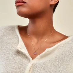 Histoire d'Or Pendentif Ultane Or Jaune Calcédoine