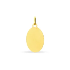 Histoire d'Or Pendentif Vierge Ovale Or Jaune
