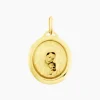 Histoire d'Or Pendentif Vierge Ovale Or Jaune