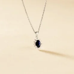 Histoire d'Or Pendentif Vladimir Or Blanc Saphir Diamants